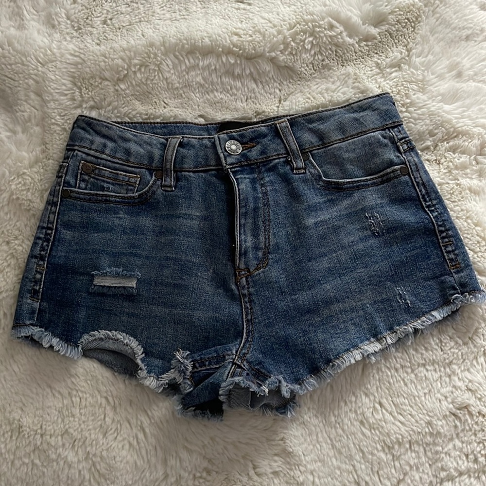 Celebrity Pink Jean Shorts